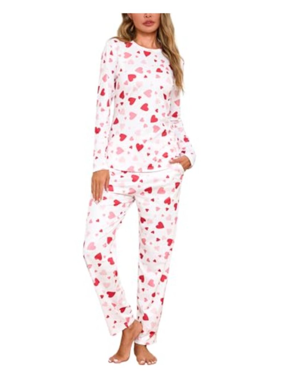 Women's Matching Family Christmas Pajama Set 2-Piece Sleepwear Set
